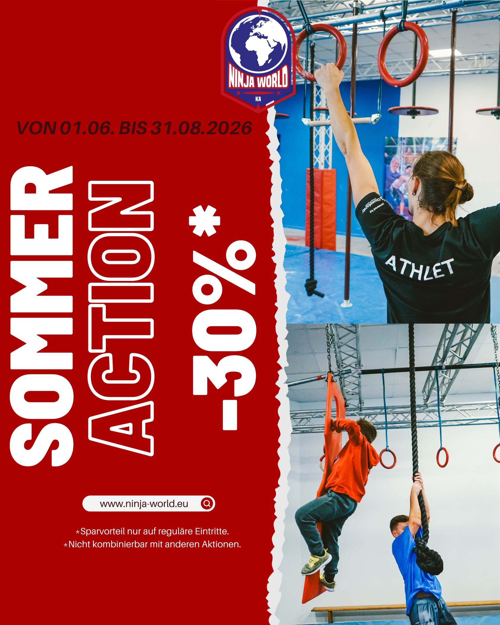 Sommerangebot 2026 in der Ninja World Karlsruhe